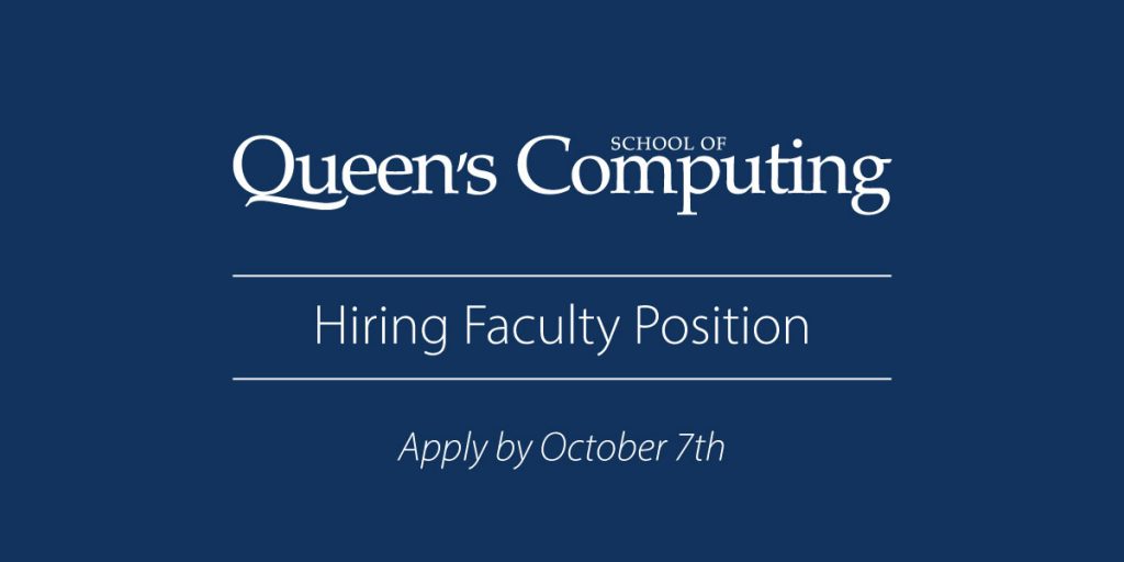 Hiring Faculty Position Apply by October 7th