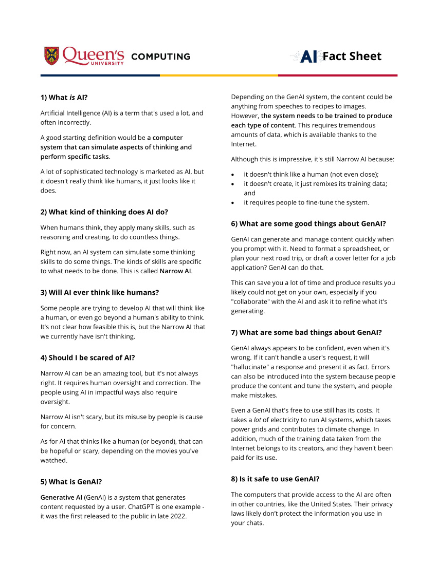 Undergraduate AI Journey